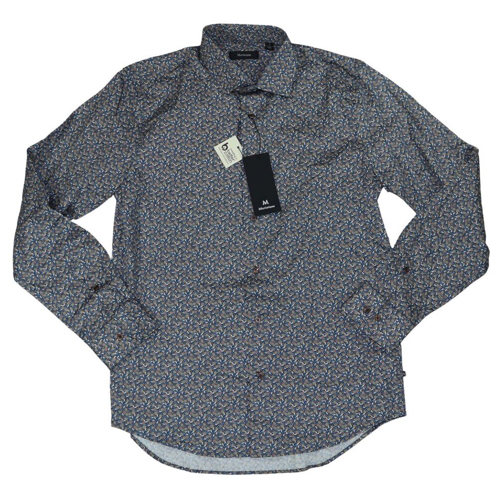 Matinique Matrosol Cambridge Long Sleeve Button Down Men's Shirt M NWT